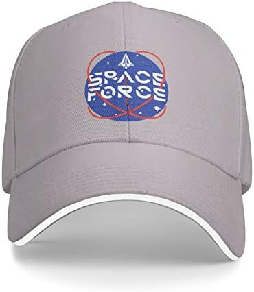 GHBC Space Force САЩ бейзболна шапка За възрастни, Дамски Шапка за Татко, Регулируеми Мъжки Шапки за шофьори на камиони