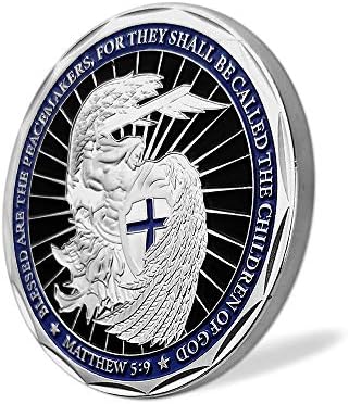 Монета Призовава правоохранителните органи на Свети архангел Михаил, Молитвата Боже, Благослови полицията