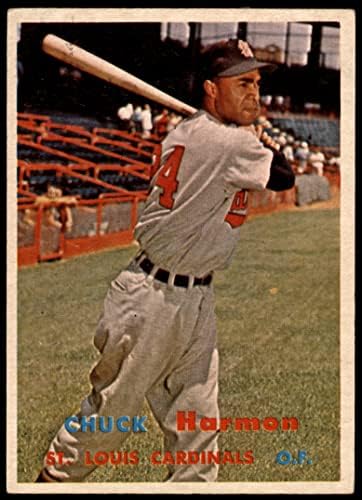 1957 Topps 299 Чък Хармън Сейнт Луис Кардиналс (Бейзболна картичка) VG/БИВШ Кардиналс