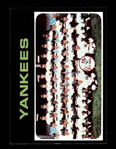 1971 Топпс 543 Янкис Отбор Ню Йорк Янкис (бейзболна картичка) Ню Йорк Янкис /MT йорк Янкис