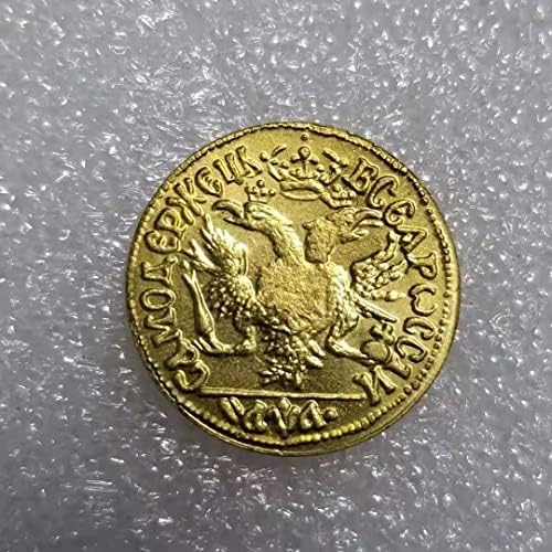 Старинните занаяти на Русия - Пожар 1701 г. - Възпоменателна монета на Петър I 1769