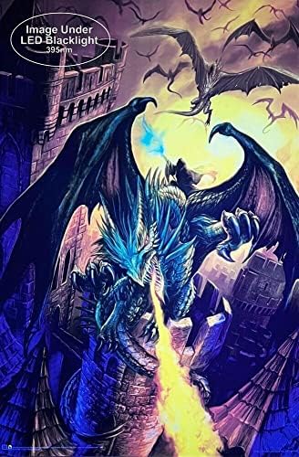 Граф Вельспар от Dragon на Спайдъруик - Плакат на Blacklight, без да се Трупат 24 x 36