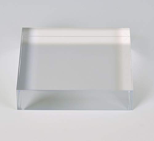 1 (0,944 инча) Прозрачен Акрилен лист от плексиглас 12 x12 (24 мм) Дебелина Гласове лист Номиналния размер EDILEN