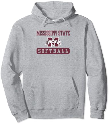 Щата Мисисипи, щата Булдог Софтбол, Официално Лицензиран Пуловер с качулка