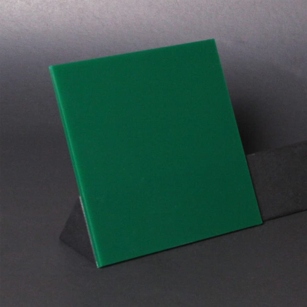Акрилна отглеждането на 1/8 инча с полирани ръбове (10 x 10, зелена, 1)