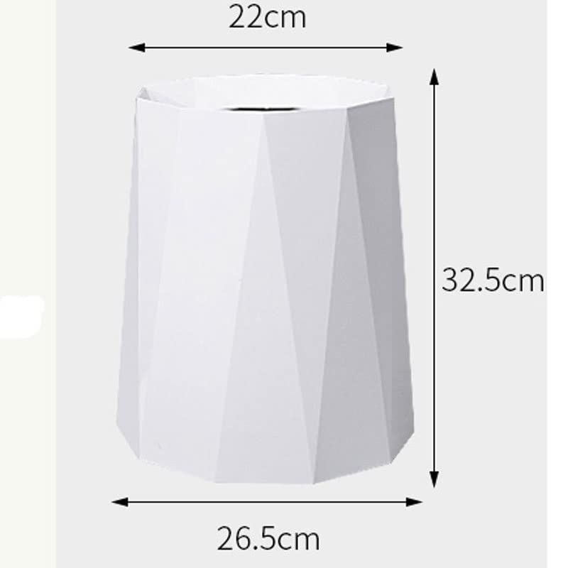 LYSLDH Вграден Просто кофа за Боклук, за да Спални, Хол, Творческа Многофункционално кофа за Боклук Без капачки (Цвят: