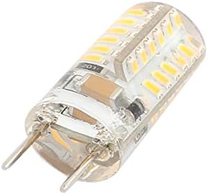 Нов Lon0167 AC/DC12V G4 с 3 W студен бял надежден, ефективен 48 светодиода SMD3014 Енергоспестяващ силикон лампа за царевица