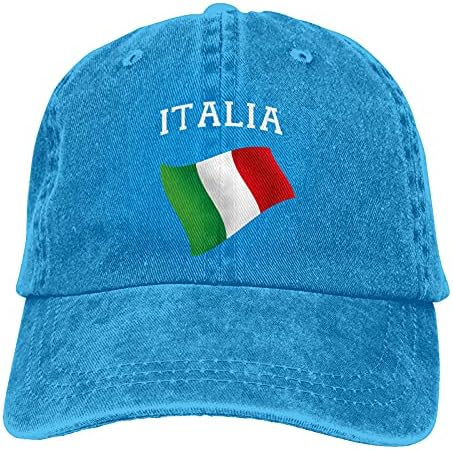 CUTEDWARF Italia Италия Италиански Флаг Унисекс Регулируема Памучен бейзболна шапка ковбойская Шапка Папины Дънкови Шапки,